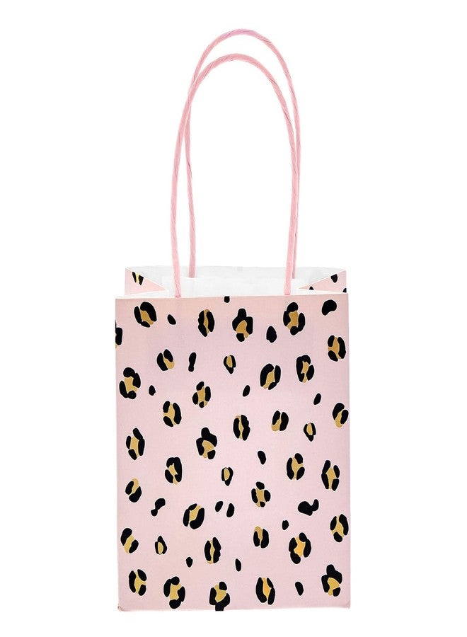 Sparkle and Bash Party Favor Bags with Handles - 12-Pack, 5 x 5 x 3 In, Pink Floral & Animal Assortment - Mini Gift Bags for Jewelry, Candies & Small Favors - Image 4